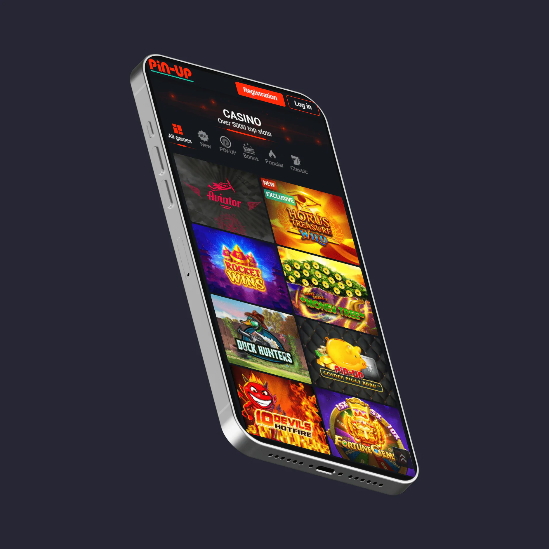 Pin-Up Nigeria mobile app